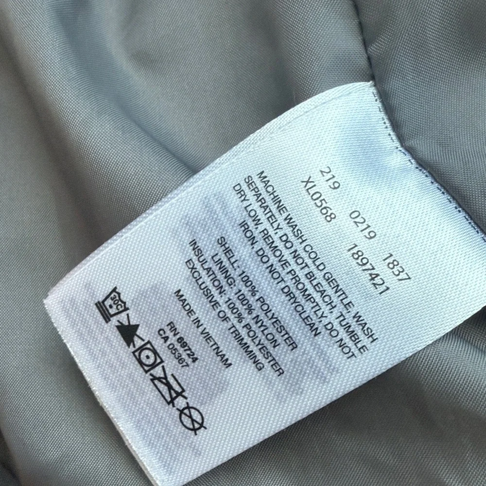 Columbia Red and Gray Puffer Jacket Size XL
